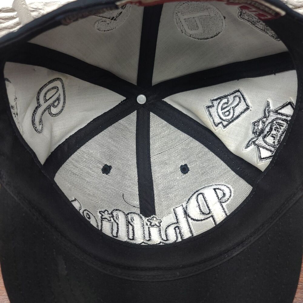 American Needle Phillies Cooperstown Fitted Cap Mens 7 5/8 Black Liberty Bell - Picture 3 of 10